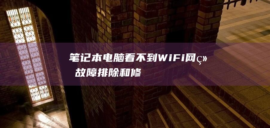 笔记本电脑看不到 Wi-Fi 网络：故障排除和修复教程 (笔记本电脑看什么配置参数)