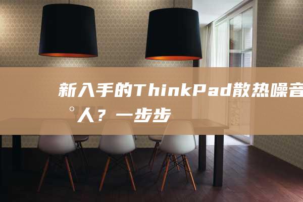 新入手的 ThinkPad 散热噪音扰人？一步步教你消除烦扰，享受静谧！ (新入手的桃核手串怎么打底)