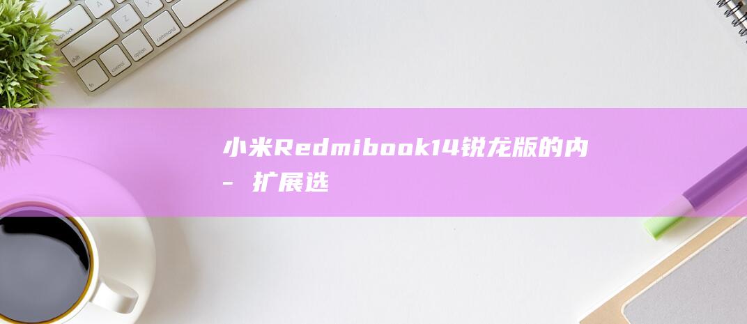 小米Redmibook 14 锐龙版的内存扩展选择：不同内存条的比较 (小米redmi note 13pro)