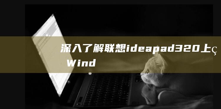 深入了解联想ideapad320上的Wind