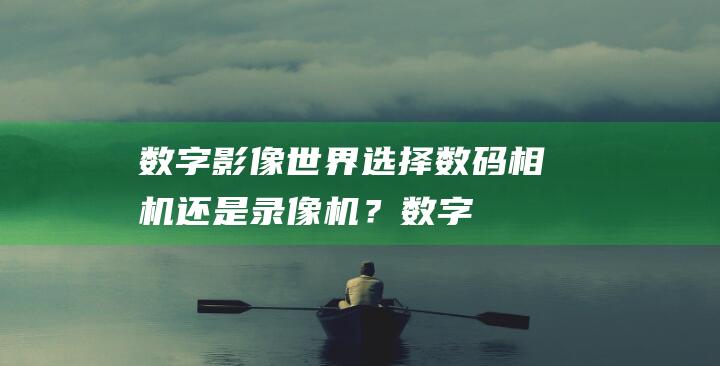 数字影像世界：选择数码相机还是录像机？ (数字影像时代)