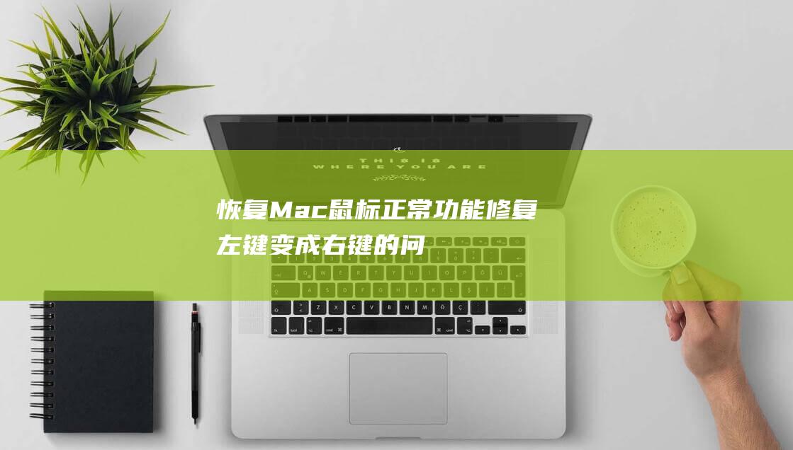 恢复 Mac 鼠标正常功能：修复左键变成右键的问题 (恢复mac鼠标点击桌面)