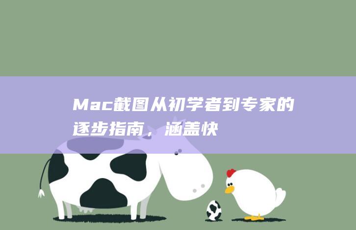 Mac截图：从初学者到专家的逐步指南，涵盖快捷键和专业技巧 (mac截图键)